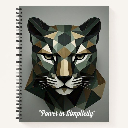 "Wild geometrische Grace" Notizblock (Vorderseite)