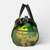 Wild-Geranium-Blume Personalisiert Duffle Bag (Rechts)