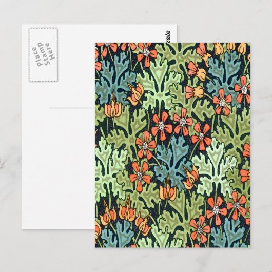 Wild Geranium Postkarte (Vorne/Hinten)