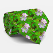 Wild-Geranium-Serie - Matching Items Krawatte (Gerollt)