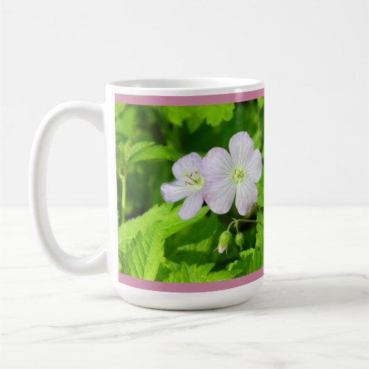 Wild-Geranium-Tasse Kaffeetasse (Links)