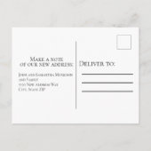 Wild Gese Lake Blue Sky Sunshine Change Address Ankündigungspostkarte (Rückseite)