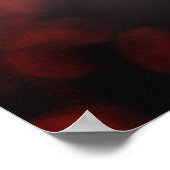 Wild getrocknete Wintermarschen Blume Poster (Ecke)