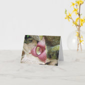 Wild Ginger Blume Note Card Karte (Gelbe Blume)