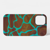 Wild Giraffe Print iPhone Hülle (Rückseite (Horizontal))