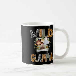 Wild Glamma 1. Geburtstag Zoo Safari Jungle Tier Kaffeetasse