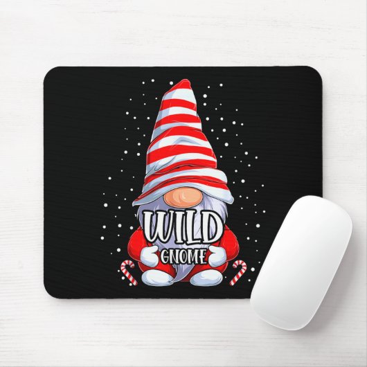 Wild Gnome Christmas Pajamas Matching Family Group Mousepad (Mit Mouse)