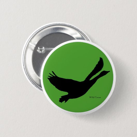 Wild Goose Button - Anpassen mit eigenem Text (Vorne & Hinten)