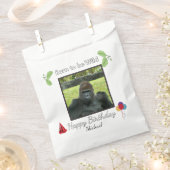 Wild Gorilla Birthday Party Theme Geschenktütchen (Ausgeschnitten)