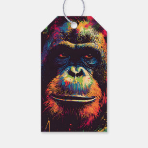 Wild Graffiti Urban Jungle Gorilla Geschenkanhänger