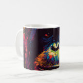 Wild Graffiti Urban Jungle Gorilla Kaffeetasse (Vorderseite Links)