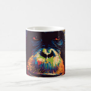 Wild Graffiti Urban Jungle Gorilla Kaffeetasse