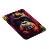 Wild Graffiti Urban Jungle Gorilla Magnet (Rechte Seite)
