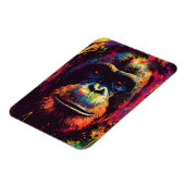 Wild Graffiti Urban Jungle Gorilla Magnet (Linke Seite)
