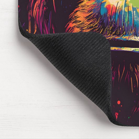 Wild Graffiti Urban Jungle Gorilla Mousepad (Ecke)