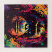 Wild Graffiti Urban Jungle Gorilla Puzzle (Horizontal)