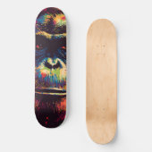 Wild Graffiti Urban Jungle Gorilla Skateboard (Vorderseite)