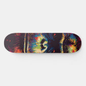 Wild Graffiti Urban Jungle Gorilla Skateboard (Horizontal)