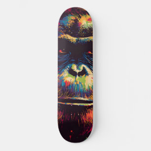 Wild Graffiti Urban Jungle Gorilla Skateboard