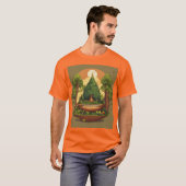 Wild grafisches T-Shirt bleibe (Vorne ganz)