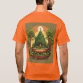 Wild grafisches T-Shirt bleibe (Rückseite)