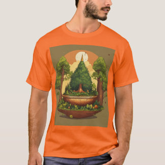 Wild grafisches T-Shirt bleibe