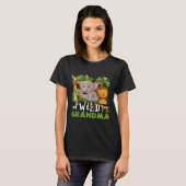 Wild Grandma Jungle Safari Zoo Thema T-Shirt (Vorne ganz)