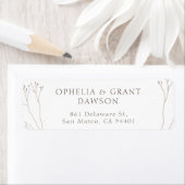 Wild Grass 30 Rücksendeadresse-Etikett pro Blatt (Insitu)