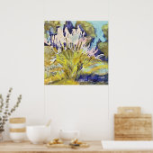 Wild Grass Plumes Gemälde / Künstler Larry Lerew Poster (Küche)