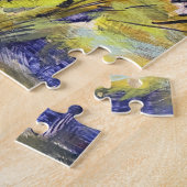 Wild Grass Plumes Gemälde / Künstler Larry Lerew Puzzle (Seite)