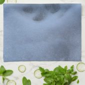 Wild grauer Wolf Paw Print im Winterschnee Geschirrtuch (Gefaltet)