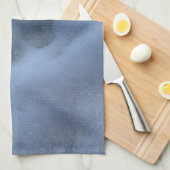 Wild grauer Wolf Paw Print im Winterschnee Geschirrtuch (Viertel Falte)