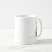 Wild-grauer Wolfshuhn Kaffeetasse (VorderseiteRechts)