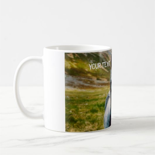 Wild Gray Horse Kaffeetasse (Links)