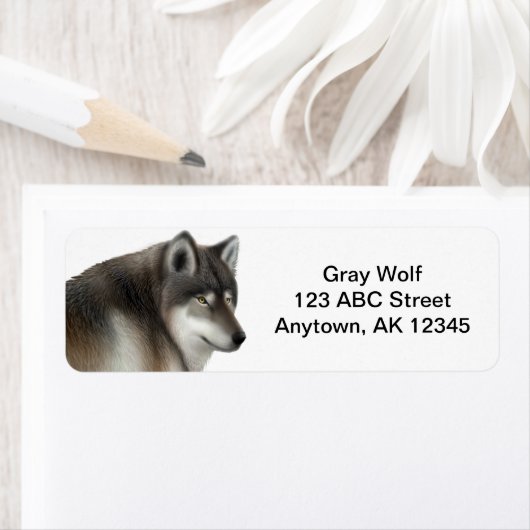 Wild Gray Wolf anpassbar (Insitu)