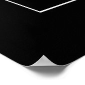 Wild Gray Wolf Art Poster (Ecke)