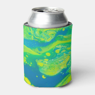 Wild Green Blue Flow Art Dosenkühler