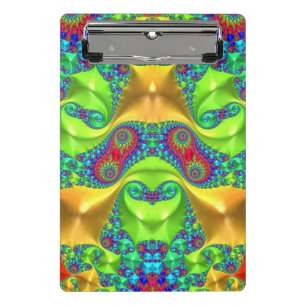 WILD Green Blue Red Orange Mini Klemmbrett