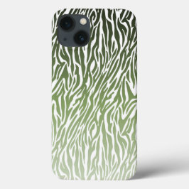 Wild Green Zebra Print Case-Mate iPhone Hülle