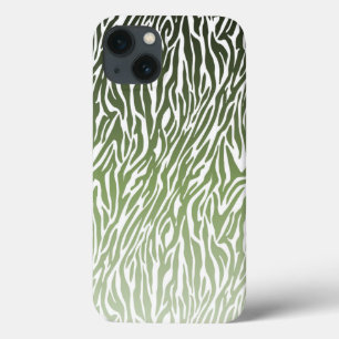 Wild Green Zebra Print Case-Mate iPhone Hülle