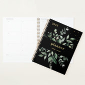 Wild Greenery | Elegant Black Planer (Anzeige)