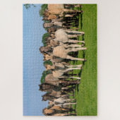 Wild Grullo Colored Dulmen Pferde Niedlich Foals G Puzzle (Vertikal)