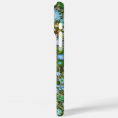 Wild grüne Feldblüten Case-Mate iPhone Hülle (Rückseite / Links)