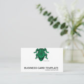 Wild grüne Reptilien Die Toad Visitenkarte (Stehend Vorderseite)