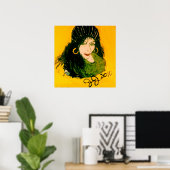 WILD HAIR AS RASTA POSTER (Heimbüro)