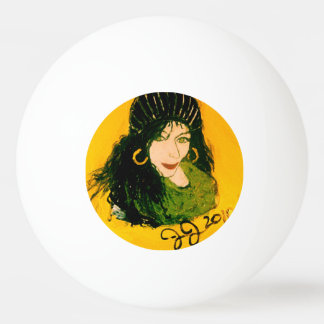 WILD HAIR AS RASTA TISCHTENNISBALL