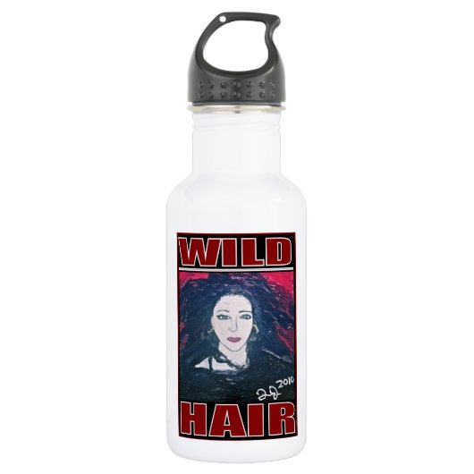 WILD HAIR EDELSTAHLFLASCHE (Vorderseite)