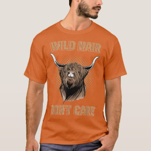 Wild Hair kümmert sich nicht um den lustigen Bauer T-Shirt