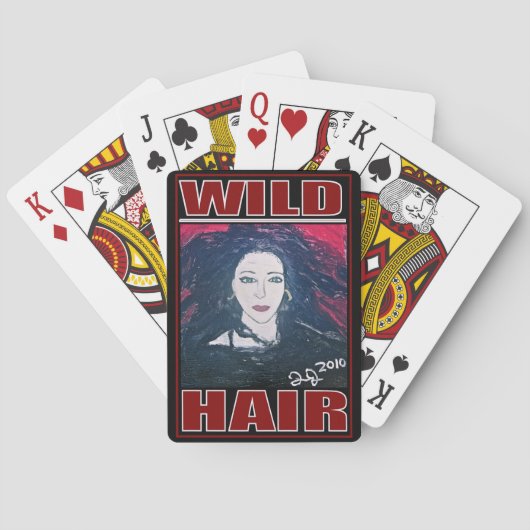 WILD HAIR-LOGO SPIELKARTEN (Rückseite)