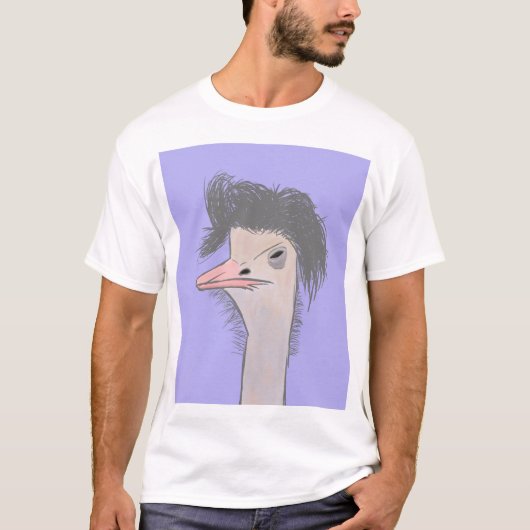 Wild Hair Ostrich T-Shirt (Vorderseite)